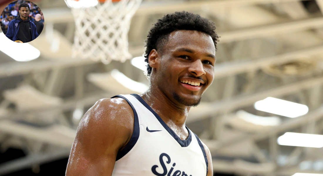 does bronny james live at home