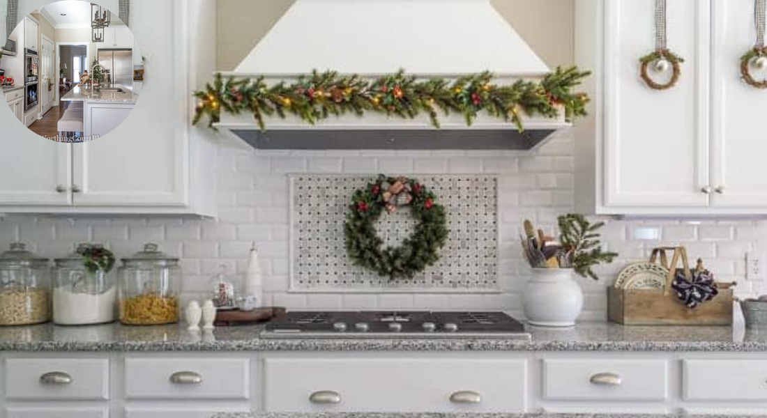 what size wreath for house kitchen cabinets