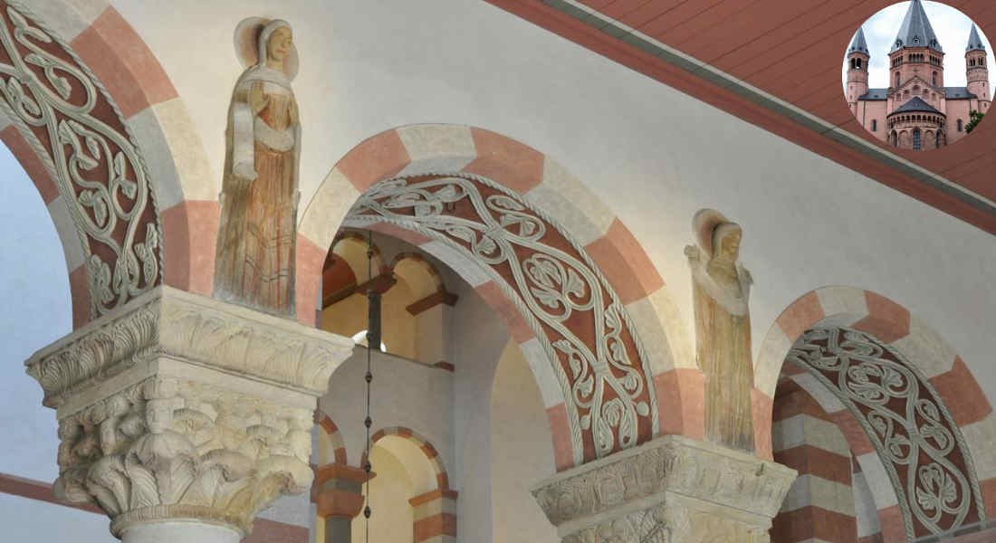 what is the arcade in ottonian home architecture