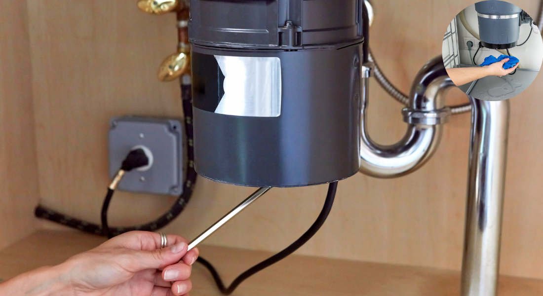 how to reset house kitchen sink disposal