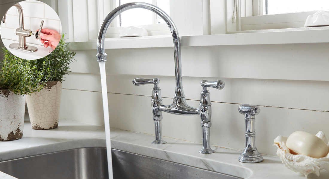 how do i tighten my home kitchen faucet
