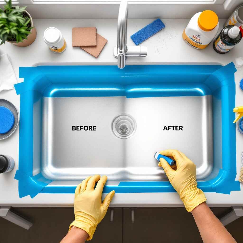how to resurface house kitchen sink