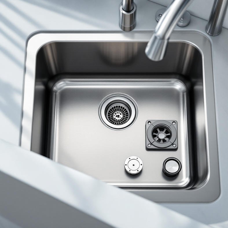 do house kitchen sinks come with drains