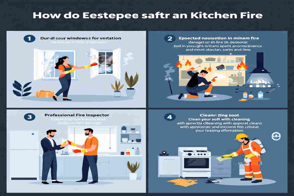 what to do after a home small kitchen fire