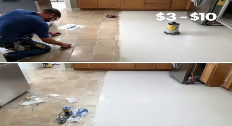 how much does it cost to regrout a home kitchen floor