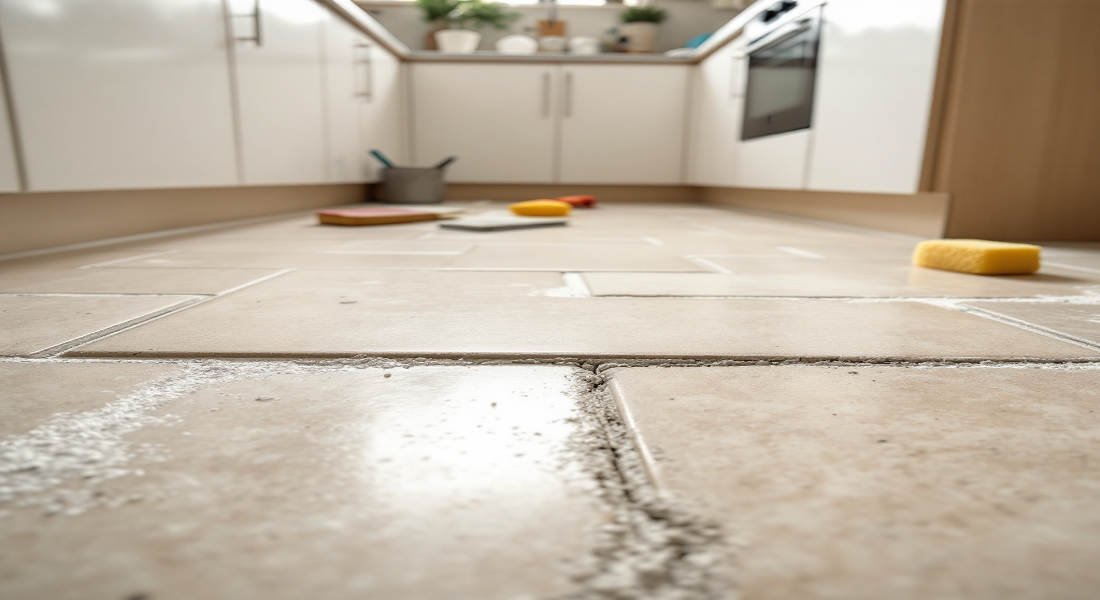 how much does it cost to regrout a home kitchen floor