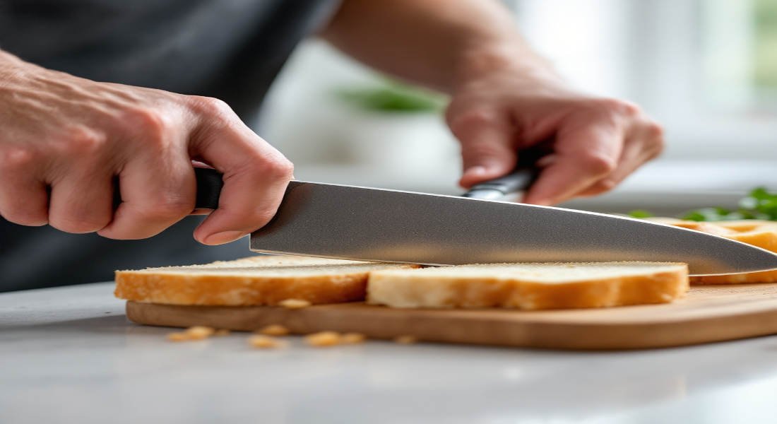 how to sharpen a serrated home kitchen knife