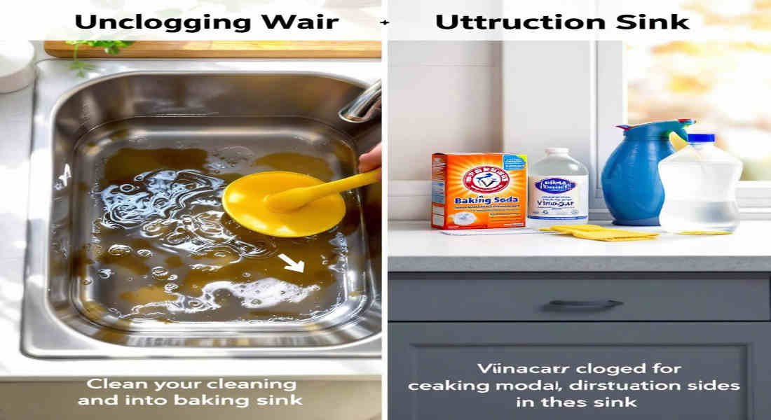 how to unclog grease in home kitchen sink
