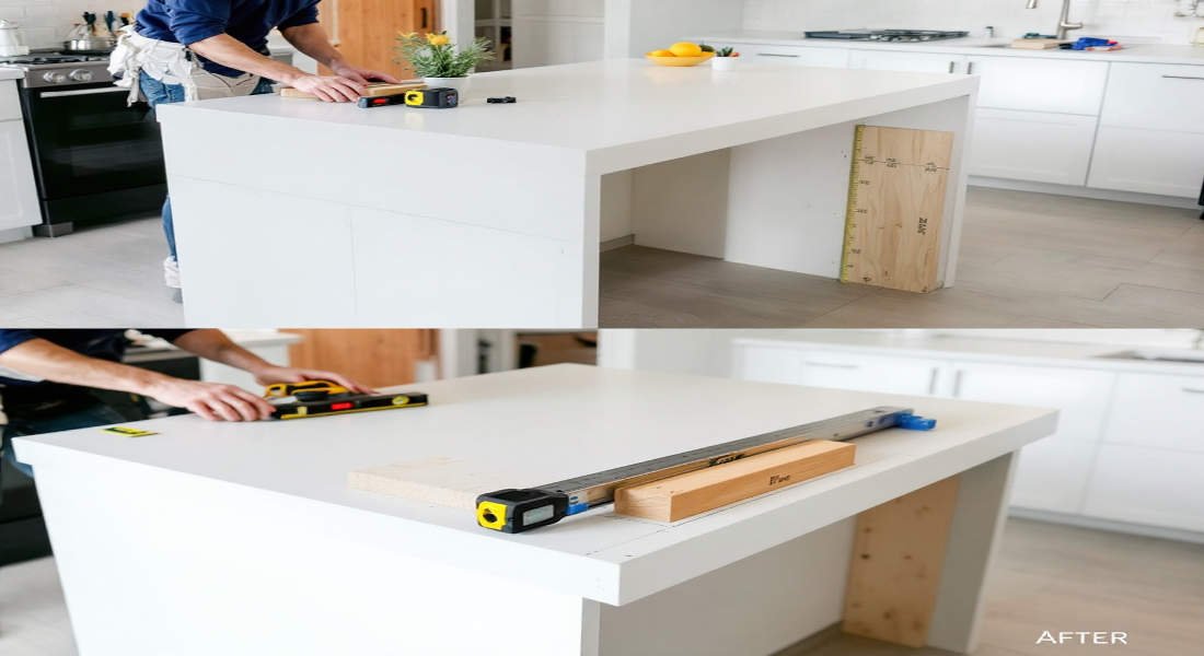 how to raise home home kitchen counter height