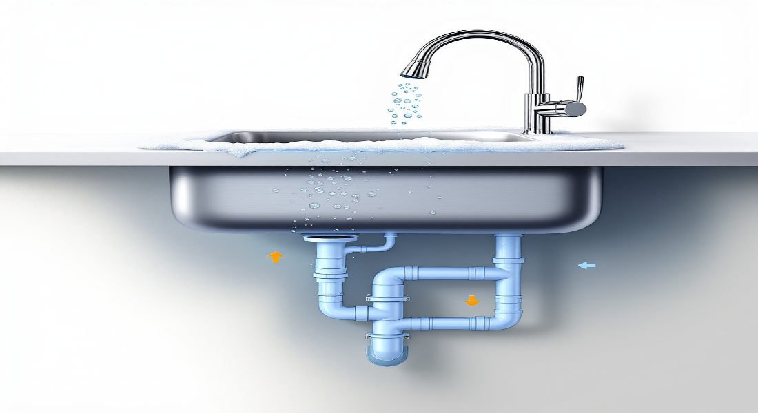 why does the home kitchen sink gurgle