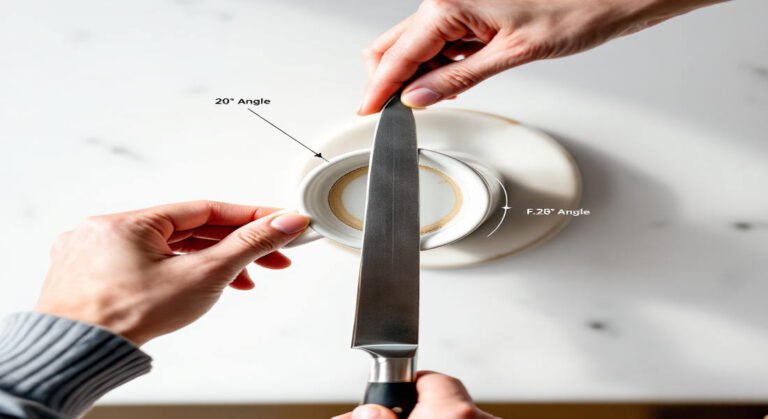 how to sharpen a house kitchen knife without a sharpener