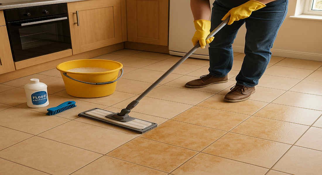 how to clean sticky house kitchen floor