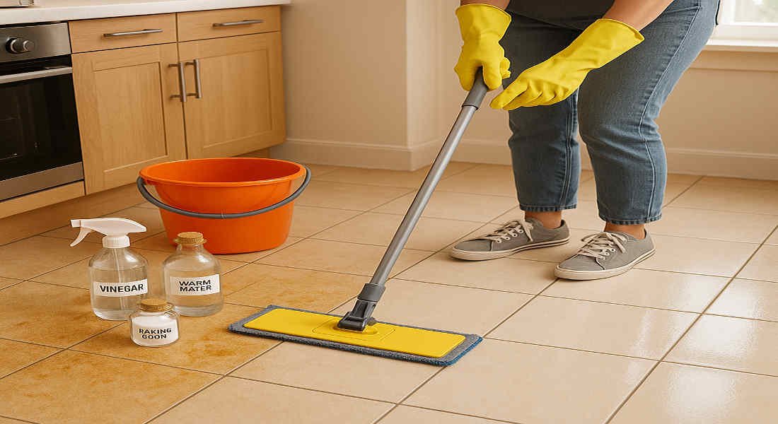 how to clean sticky house kitchen floor
