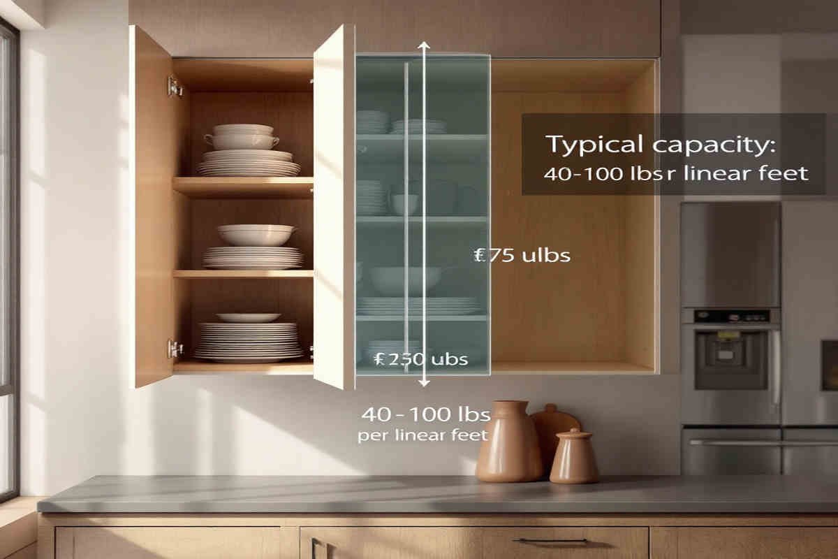 how much weight can a home kitchen cabinet hold