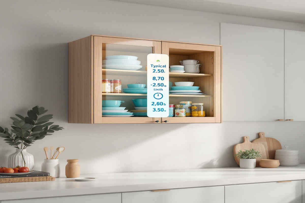 how much weight can a home kitchen cabinet hold