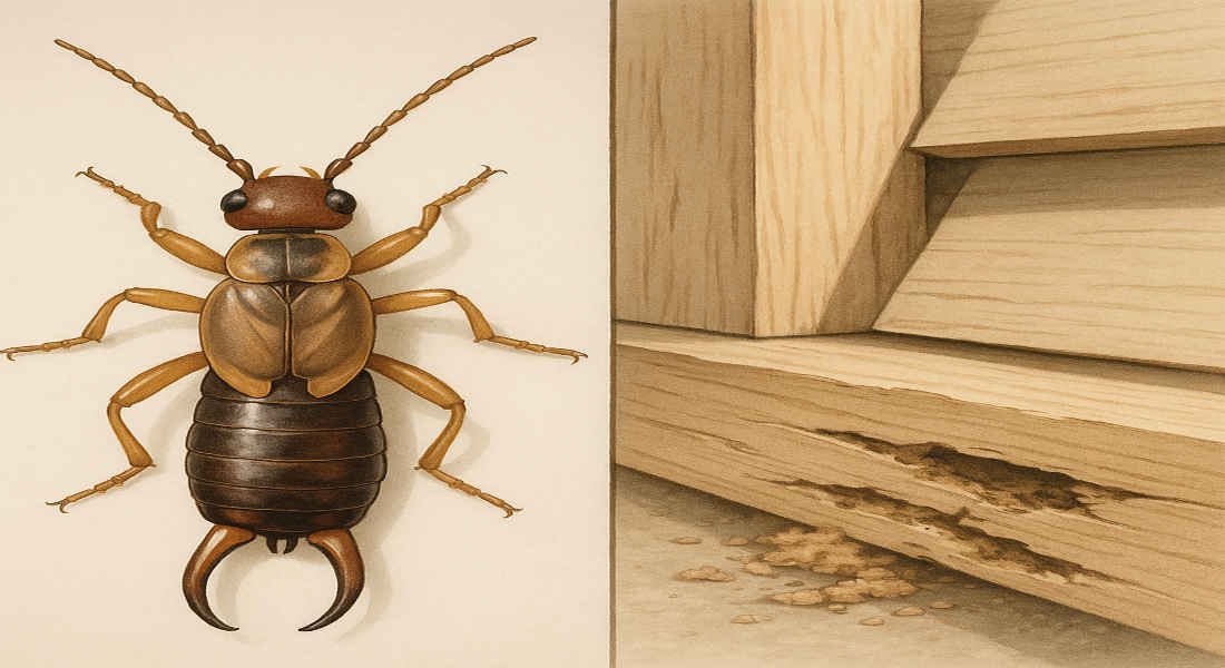 do earwigs damage homes