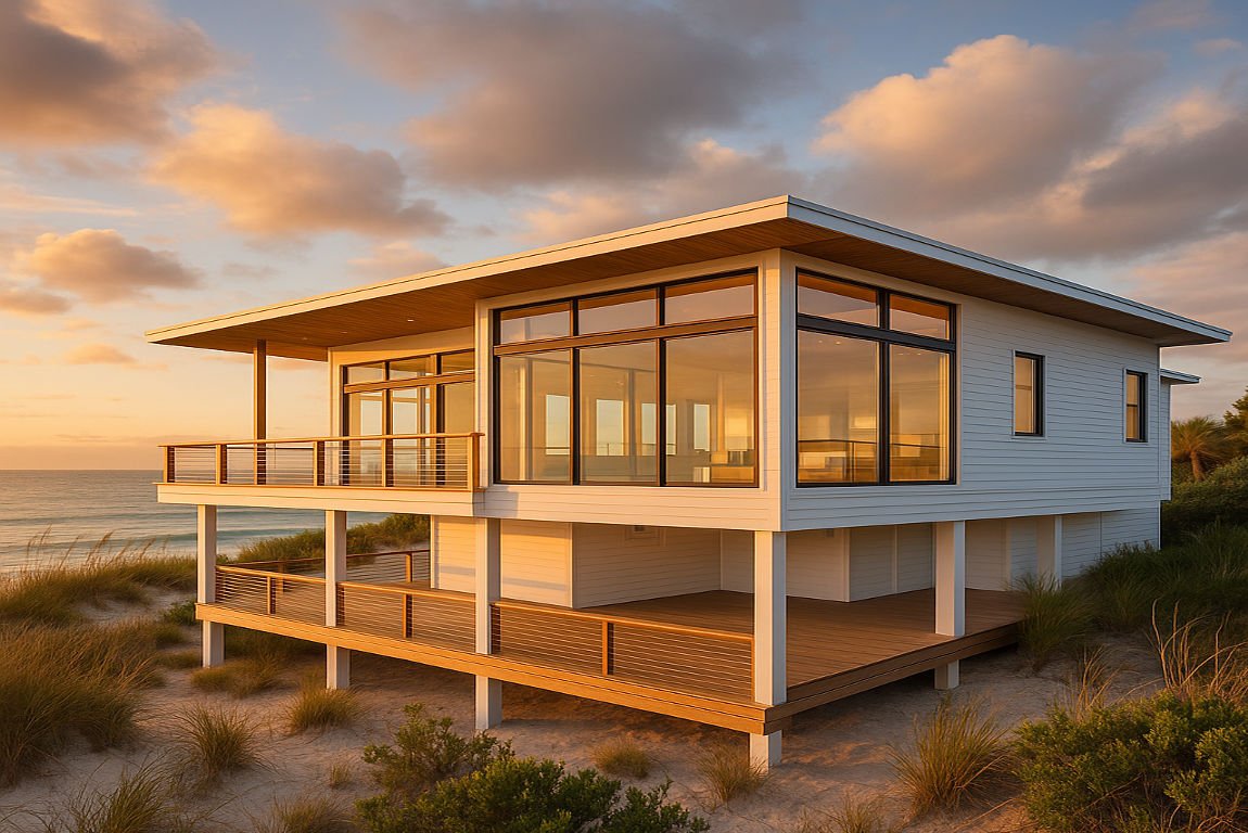 what is coastal house architecture