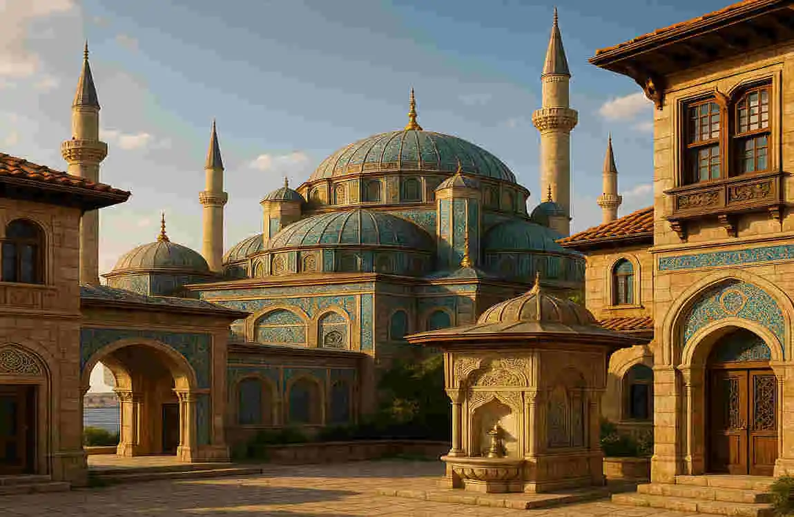 Turkish house design outside