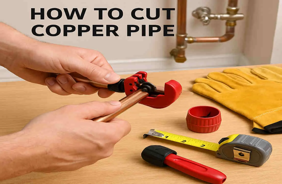how to cut house copper pipe