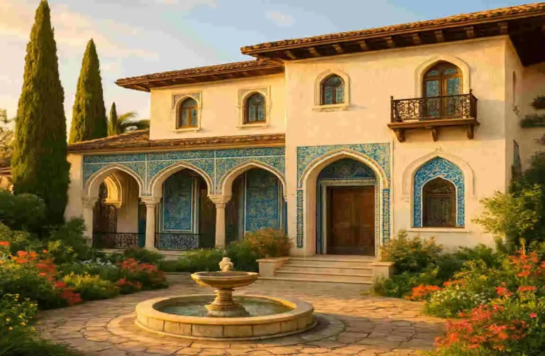 Turkish house design outside