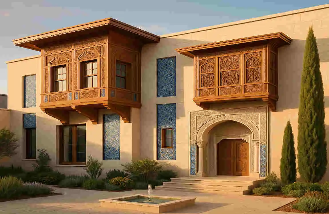 Turkish house design outside