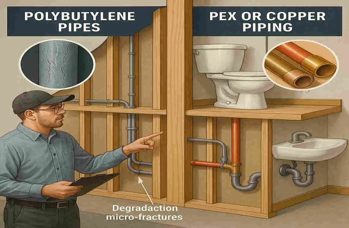 can you sell a house with polybutylene pipes