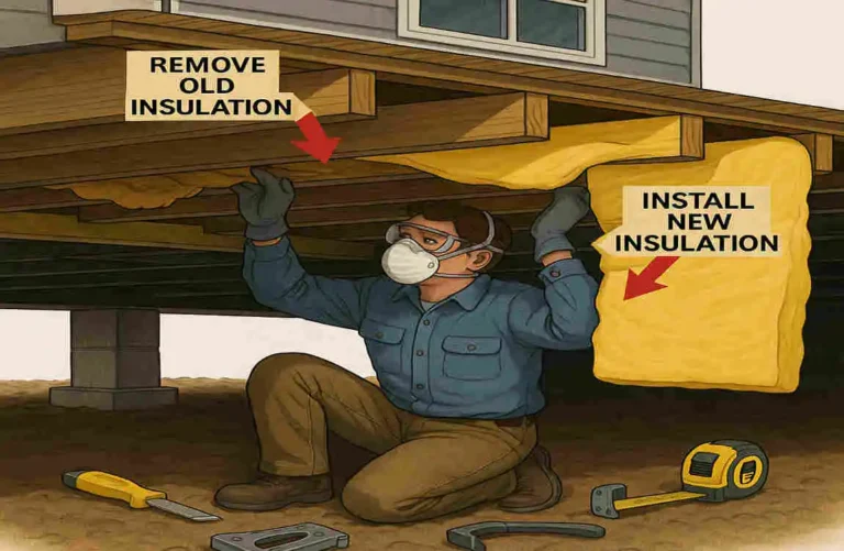 How to Replace Insulation Under a Mobile Home: Step-by-Step Guide for Better Energy Efficiency
