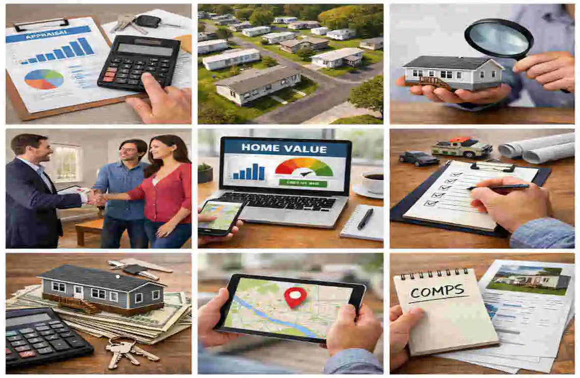 how do you find the value of a mobile home