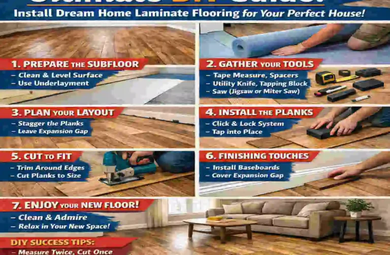 how to install dream home laminate flooring