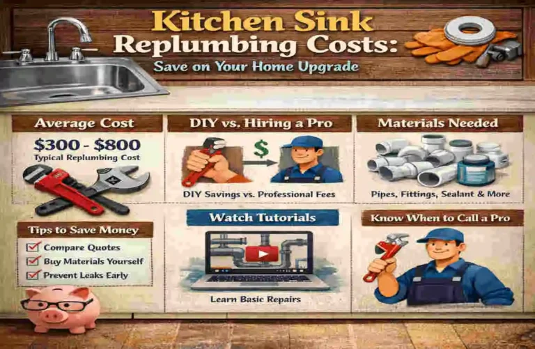 Kitchen Sink Replumbing Costs: Save on Your Home Upgrade Kitchen Sink Replumbing Costs
