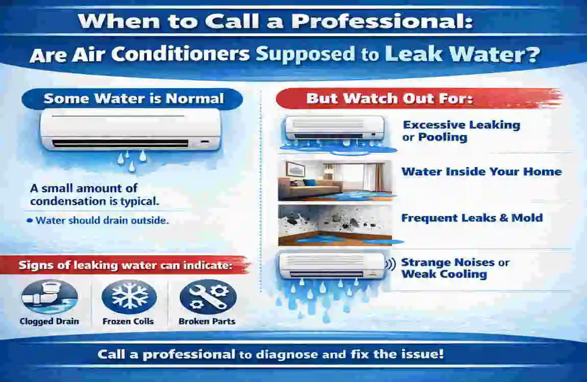 Are AC Units Supposed to Leak Water