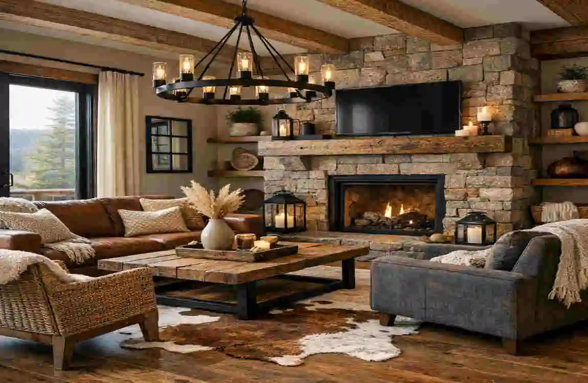 Modern Rustic Living Room Sets