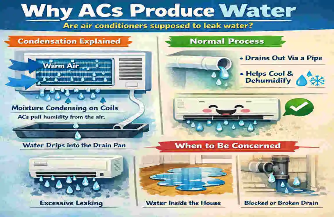 Are AC Units Supposed to Leak Water