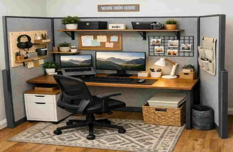 how to make a cubicle at home