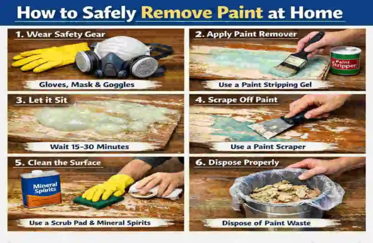 How Can I Safely Remove Paint at Home? how to remove paint at home