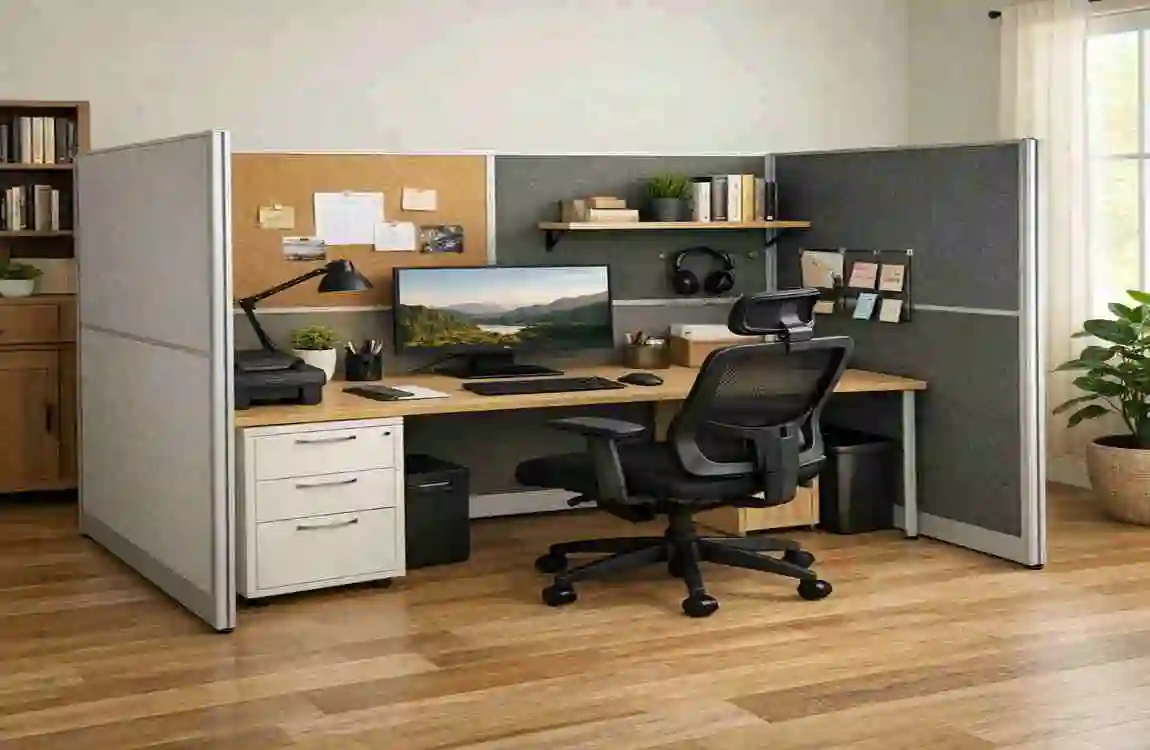 how to make a cubicle at home