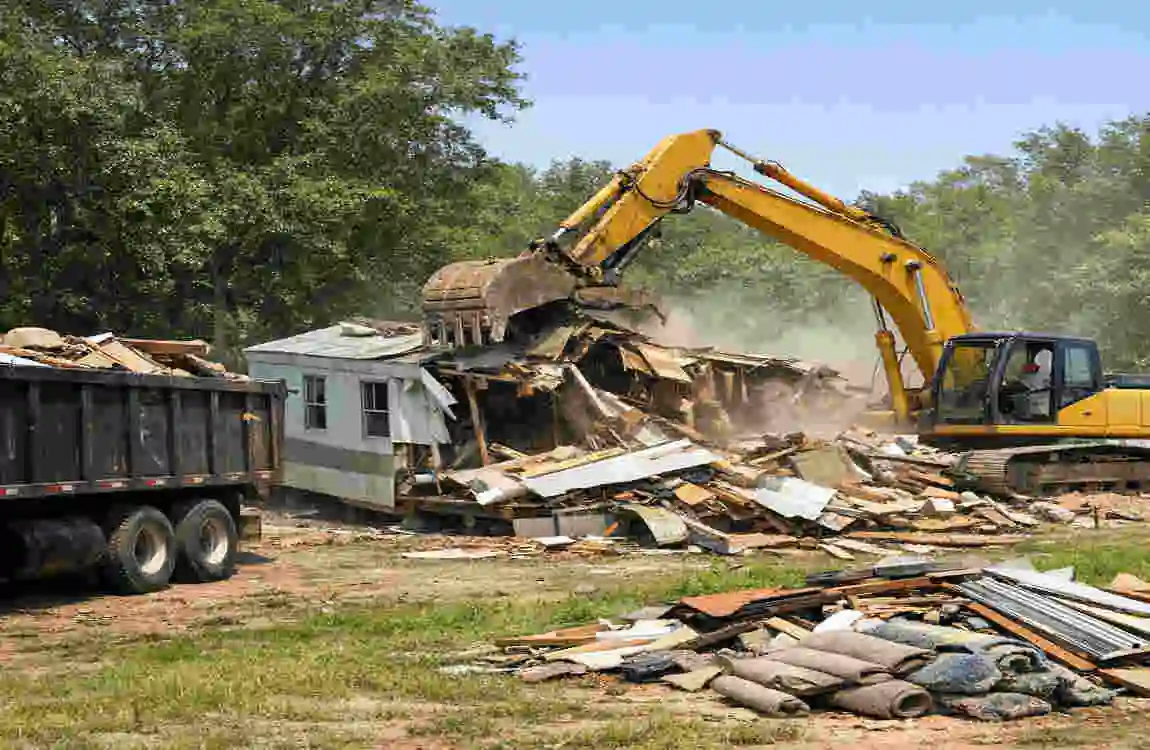 how much does it cost to haul off a mobile home