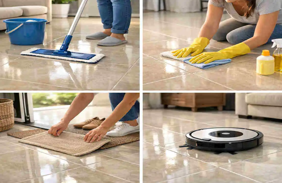 How to Polish Home Tiles: