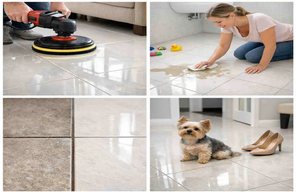 How to Polish Home Tiles: