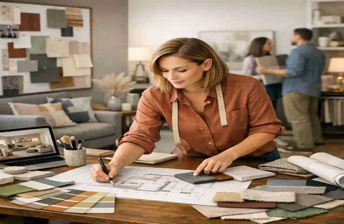 what is the difference between interior designer and interior decorator