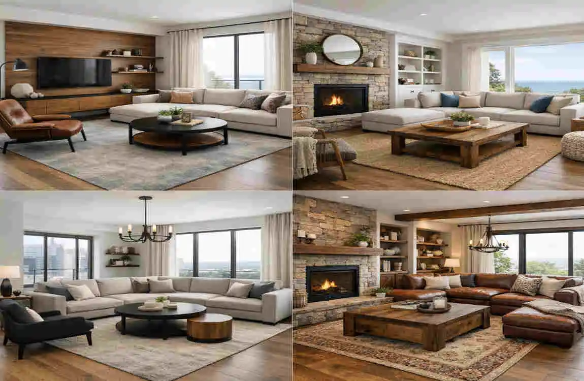 l shaped living room interior design