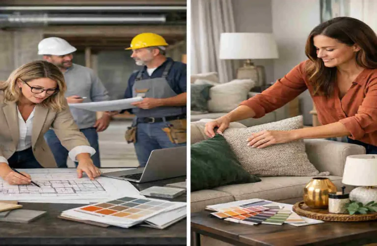 what is the difference between interior designer and interior decorator