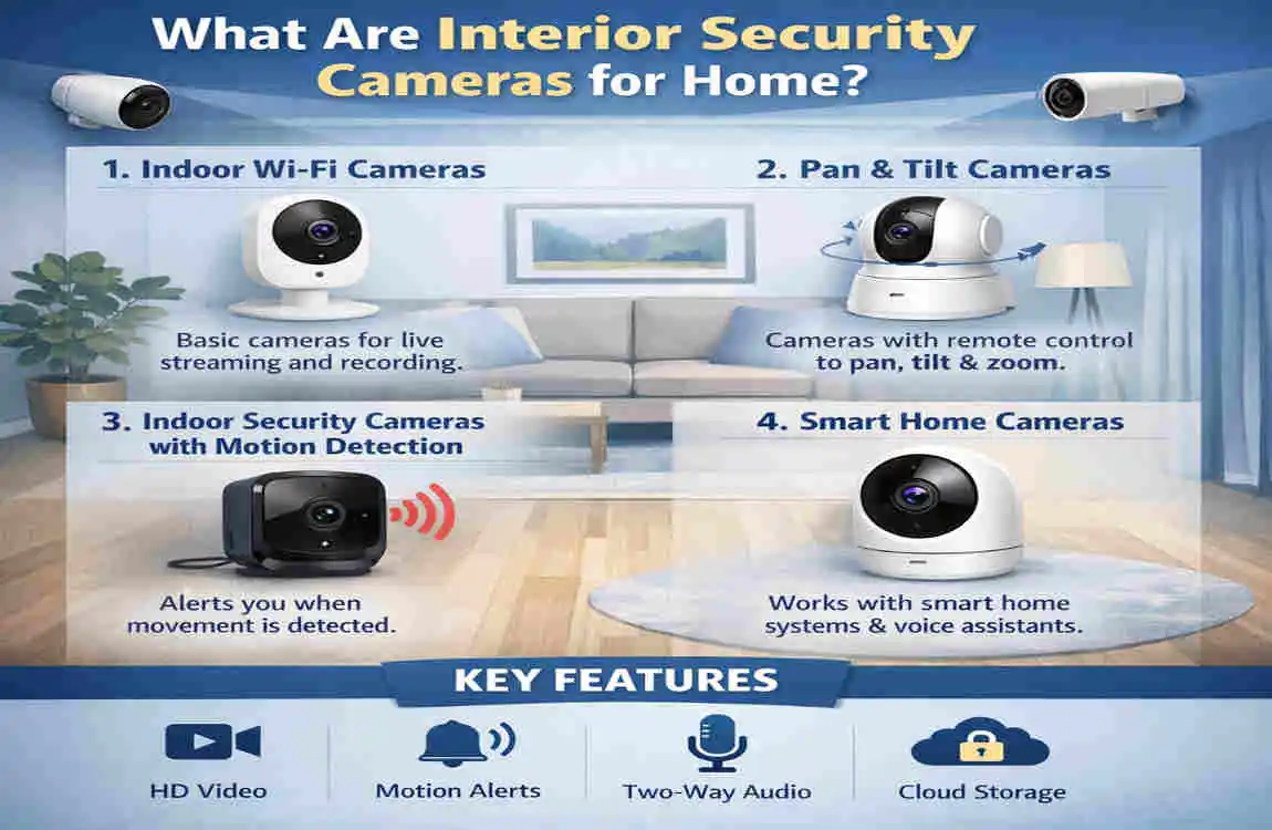 Interior Security Cameras for Home: 