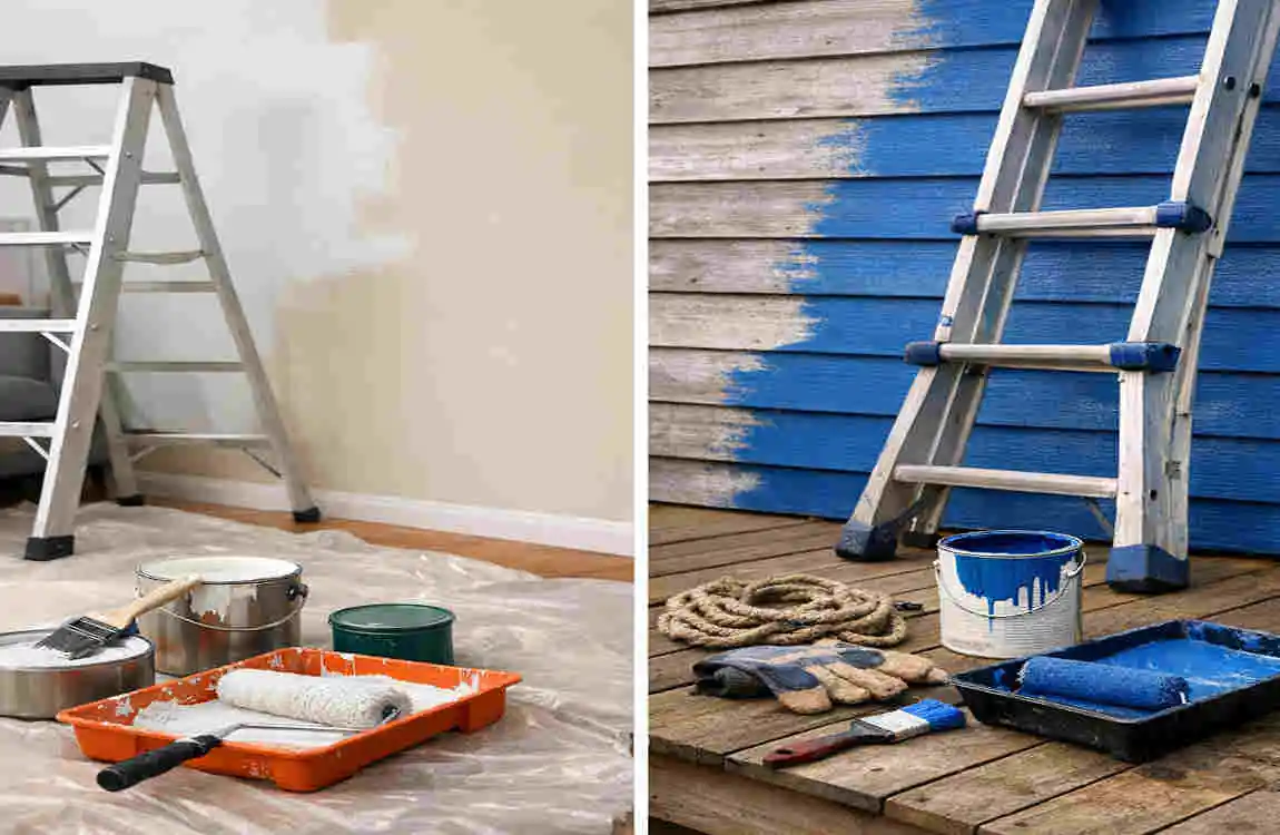 what's difference between interior and exterior paint