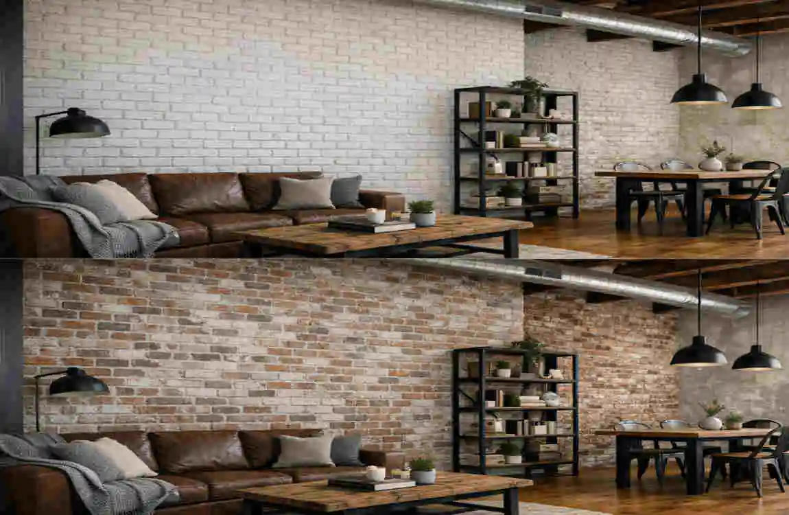 how to remove paint from interior brick
