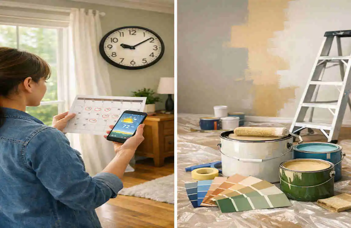how often should you repaint the interior of your house