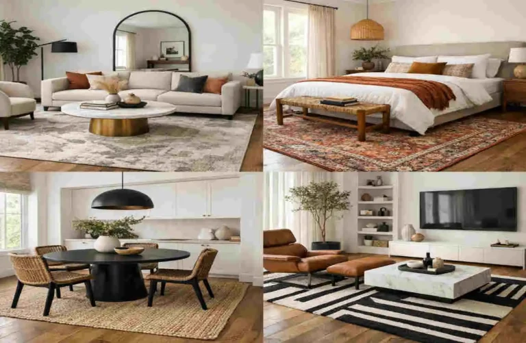 how to use rugs in interior design