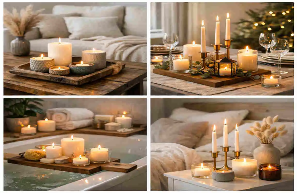 how to choose candles for interior design style