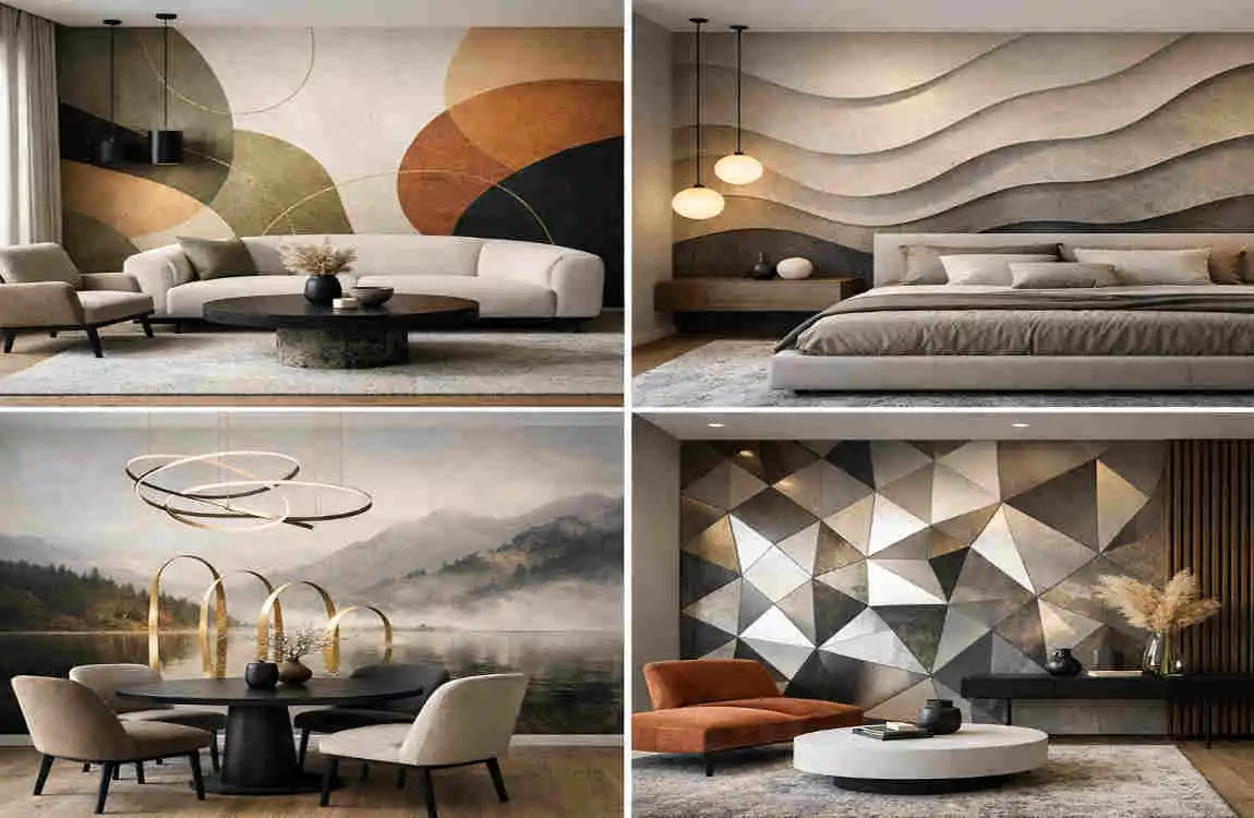 how to use wallpaper in interior design