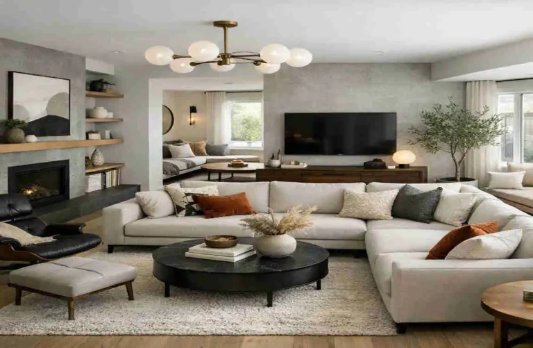 l shaped living room interior design